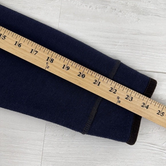 Carbon2Cobalt Sweatshirt Men Medium Navy Blue Pullover Henley Long Sleeves - Picture 9 of 11